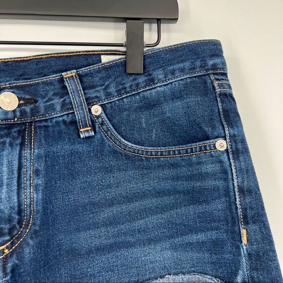 Rag & Bone Women's Cut Off Frayed Distressed Hem Denim Short in Catskills - Picture 2 of 13